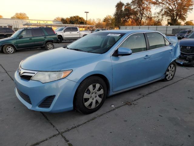 4T4BF1FK4DR291236 - 2013 TOYOTA CAMRY L BLUE photo 1