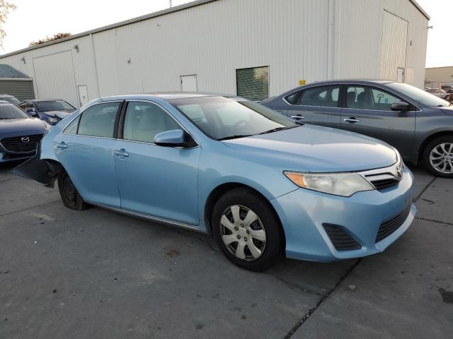 4T4BF1FK4DR291236 - 2013 TOYOTA CAMRY L BLUE photo 4