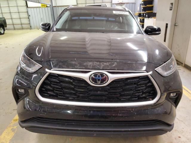 5TDGZRBH7MS553646 - 2021 TOYOTA HIGHLANDER XLE BLACK photo 5