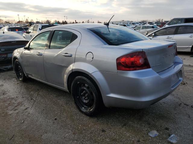 1C3CDZAB7DN519162 - 2013 DODGE AVENGER SE SILVER photo 2