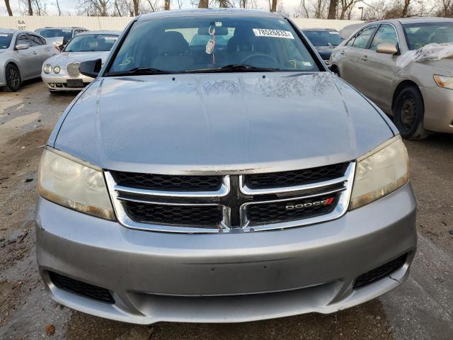 1C3CDZAB7DN519162 - 2013 DODGE AVENGER SE SILVER photo 5