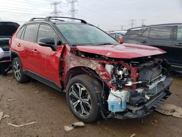 JTMEB3FV9ND076398 - 2022 TOYOTA RAV4 PRIME XSE RED photo 4