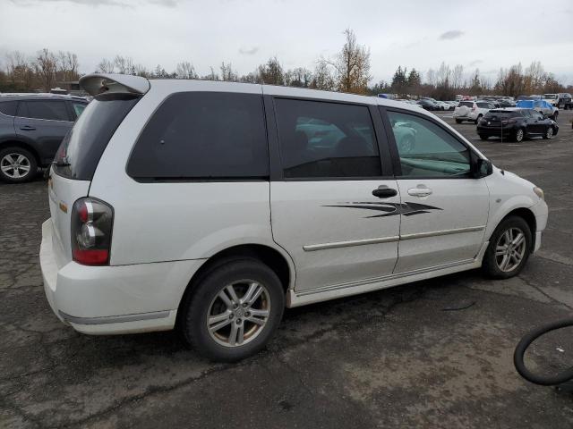 JM3LW28A040511743 - 2004 MAZDA MPV WAGON WHITE photo 3