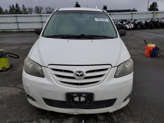 JM3LW28A040511743 - 2004 MAZDA MPV WAGON WHITE photo 5