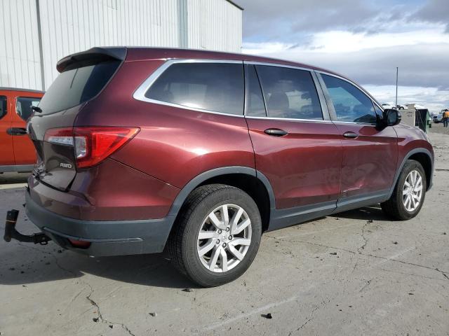 5FNYF6H13KB066208 - 2019 HONDA PILOT LX BURGUNDY photo 3