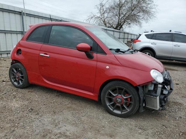 3C3CFFFH1FT598563 - 2015 FIAT 500 ABARTH RED photo 4