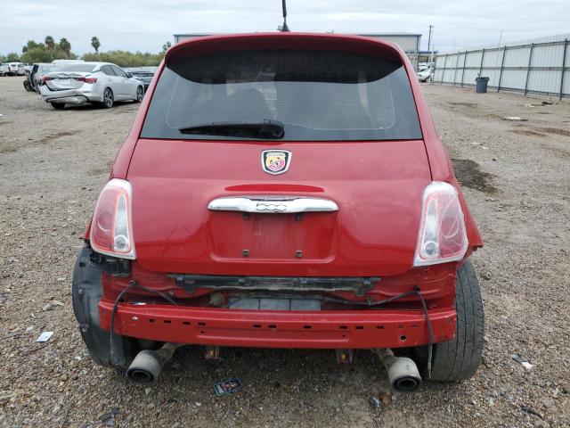 3C3CFFFH1FT598563 - 2015 FIAT 500 ABARTH RED photo 6