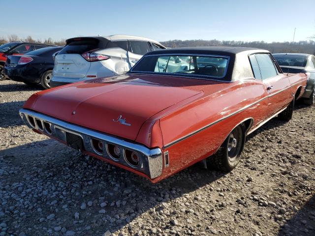 164478R133506 - 1968 CHEVROLET IMPALA ORANGE photo 3