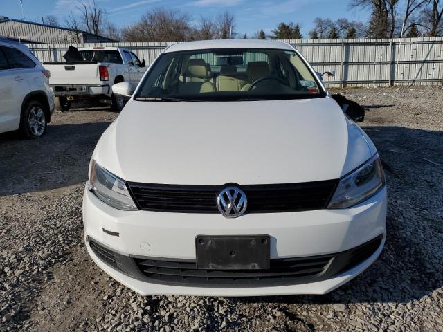 3VWD17AJXEM283202 - 2014 VOLKSWAGEN JETTA SE WHITE photo 5