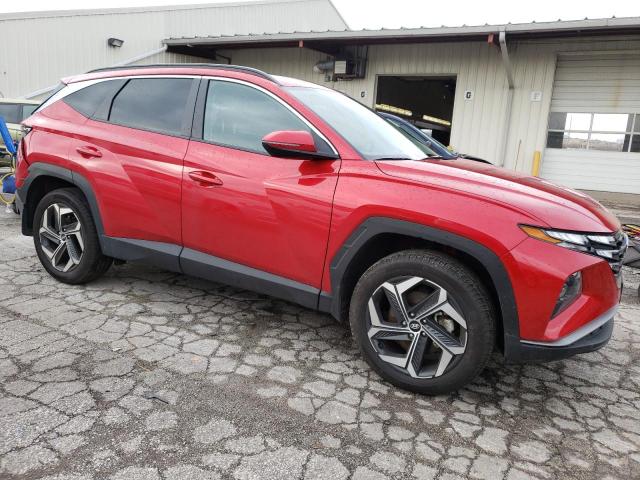 5NMJFCAE8PH180577 - 2023 HYUNDAI TUCSON SEL RED photo 4