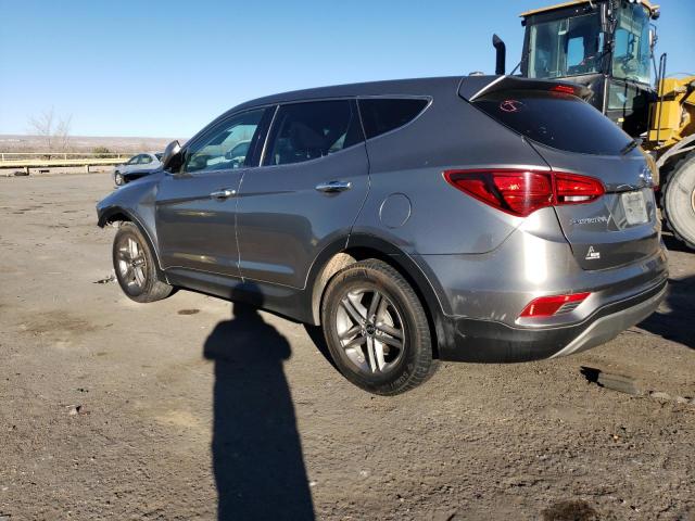 5NMZTDLB7JH092244 - 2018 HYUNDAI SANTA FE S GRAY photo 2