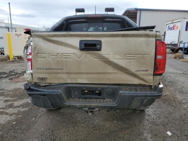 1GCGTEEN3M1249545 - 2021 CHEVROLET COLORADO ZR2 TAN photo 6