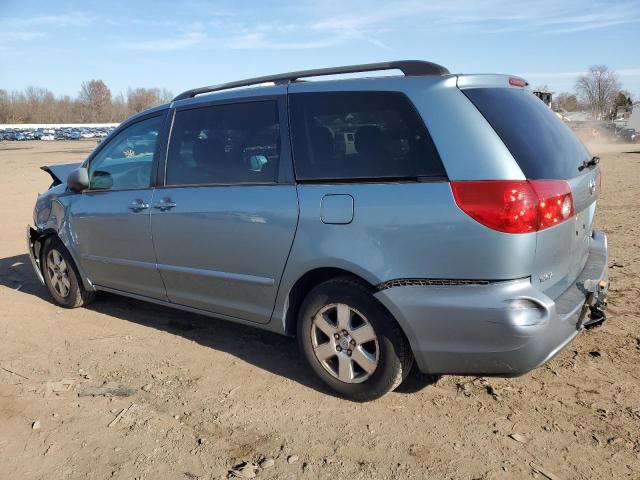 5TDZK23C47S080252 - 2007 TOYOTA SIENNA CE BLUE photo 2