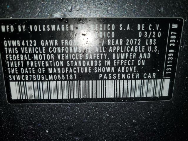 3VWCB7BU9LM055187 - 2020 VOLKSWAGEN JETTA S CHARCOAL photo 13