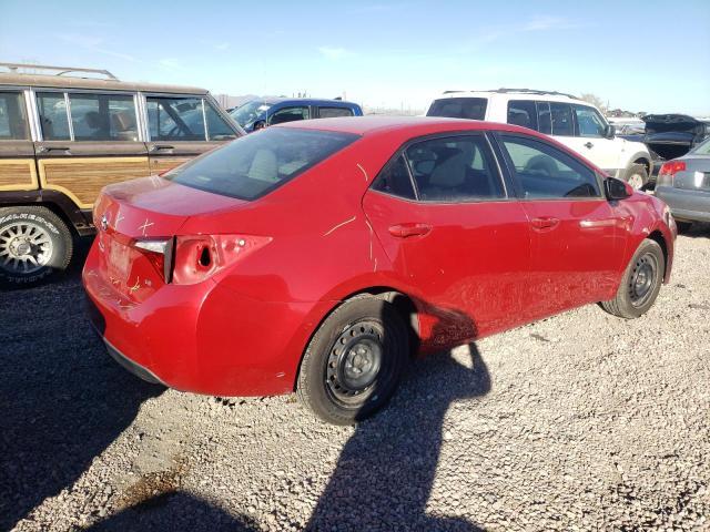 2T1BURHE7GC742770 - 2016 TOYOTA COROLLA L RED photo 3