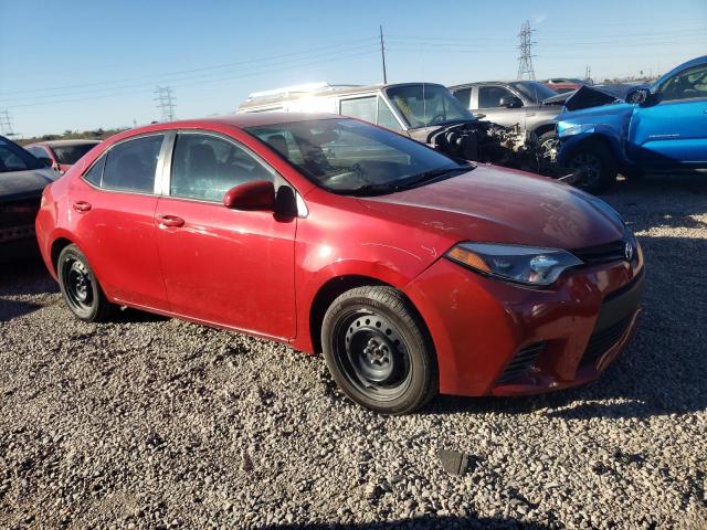 2T1BURHE7GC742770 - 2016 TOYOTA COROLLA L RED photo 4