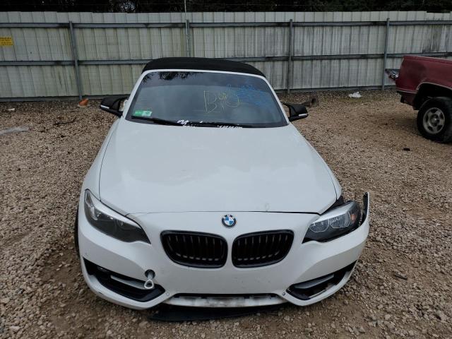 WBA2K9C38H7A26264 - 2017 BMW 230I WHITE photo 5