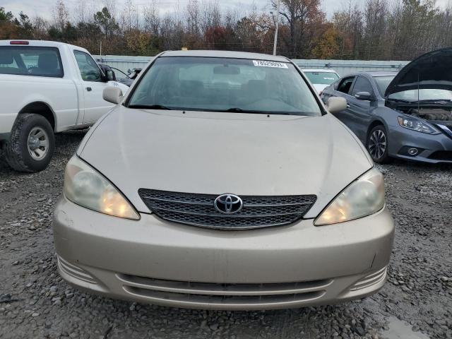 4T1BE32K32U524860 - 2002 TOYOTA CAMRY LE GOLD photo 5