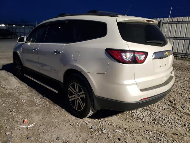 1GNKRGKD7FJ170308 - 2015 CHEVROLET TRAVERSE LT WHITE photo 2