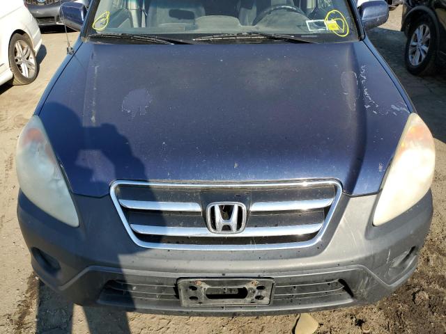 SHSRD77896U439815 - 2006 HONDA CR-V EX BLUE photo 11