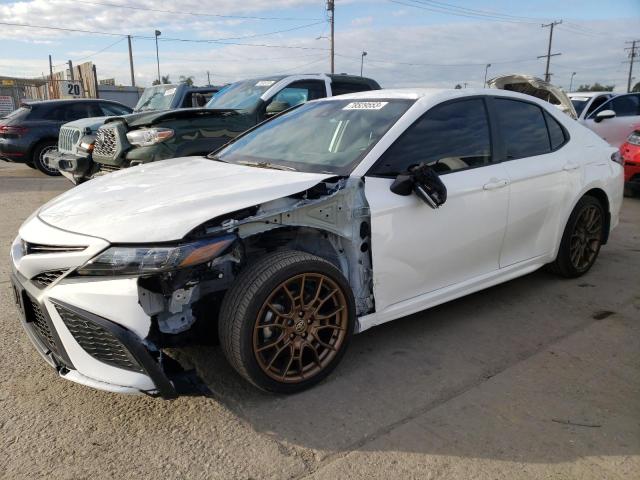 4T1G11AK9PU136806 - 2023 TOYOTA CAMRY SE NIGHT SHADE WHITE photo 1