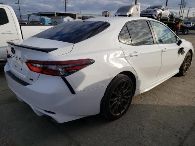 4T1G11AK9PU136806 - 2023 TOYOTA CAMRY SE NIGHT SHADE WHITE photo 3