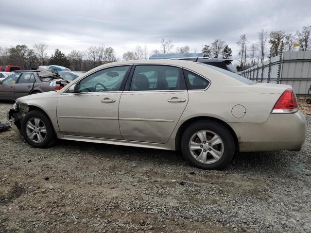 2G1WF5E30C1130855 - 2012 CHEVROLET IMPALA LS TAN photo 2