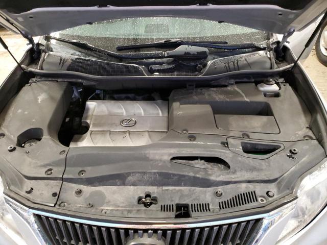 2T2BK1BA9BC099243 - 2011 LEXUS RX 350 SILVER photo 11