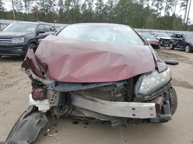 19XFB2F55DE290509 - 2013 HONDA CIVIC LX BURGUNDY photo 5