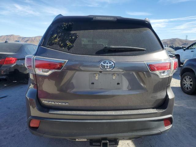 5TDZKRFH1GS158258 - 2016 TOYOTA HIGHLANDER LE GRAY photo 6