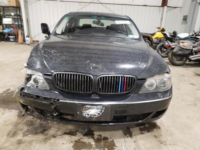 WBAHL83597DT08283 - 2007 BMW 750I I BLACK photo 5