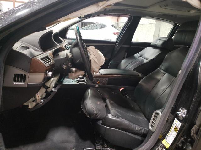 WBAHL83597DT08283 - 2007 BMW 750I I BLACK photo 7