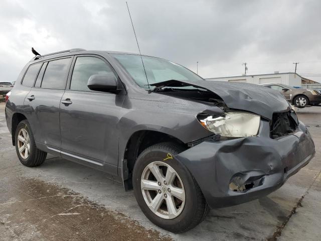 5TDZK3EH6AS022911 - 2010 TOYOTA HIGHLANDER CHARCOAL photo 4