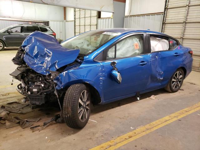 3N1CN8EV1ML867534 - 2021 NISSAN VERSA SV BLUE photo 1