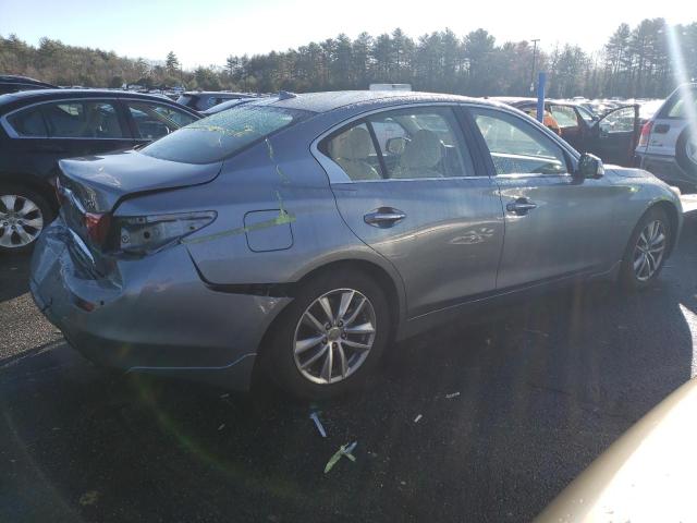 JN1BV7AR2EM695875 - 2014 INFINITI Q50 BASE GRAY photo 3