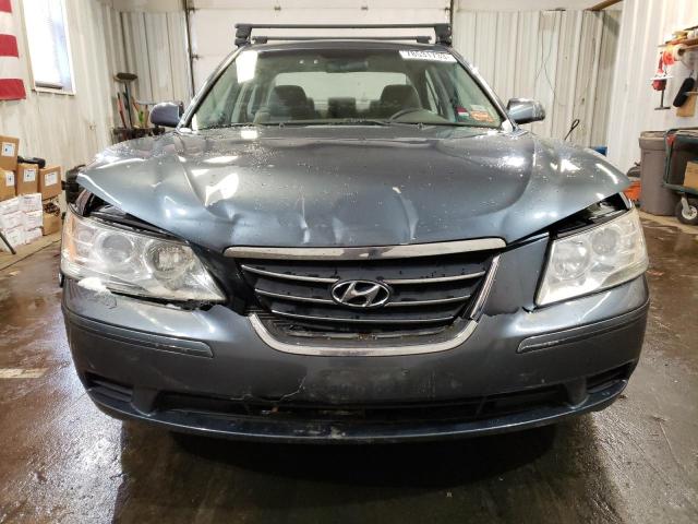 5NPET46C79H537485 - 2009 HYUNDAI SONATA GLS BLUE photo 5