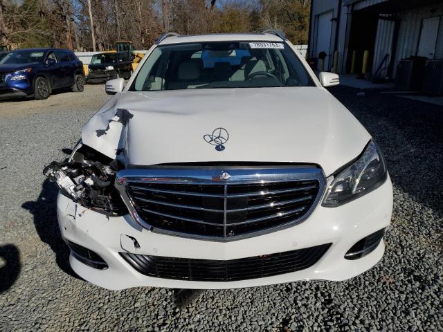 WDDHH8JB4EA848206 - 2014 MERCEDES-BENZ E 350 4MATIC WAGON WHITE photo 5