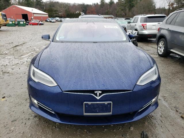 5YJSA1E21HF224283 - 2017 TESLA MODEL S ლურჯი ფოტო 5