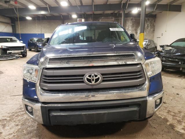 5TFUY5F16EX408900 - 2014 TOYOTA TUNDRA DOUBLE CAB SR/SR5 BLUE photo 5