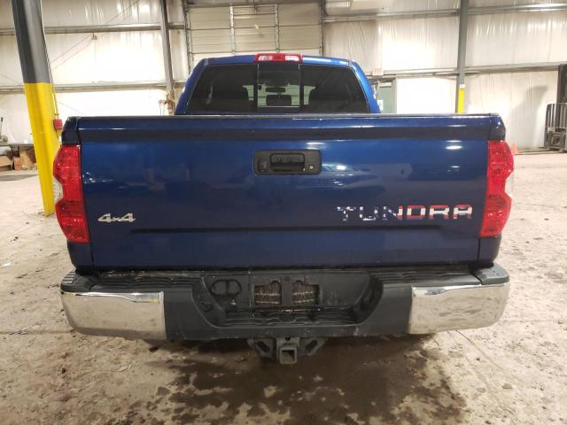 5TFUY5F16EX408900 - 2014 TOYOTA TUNDRA DOUBLE CAB SR/SR5 BLUE photo 6