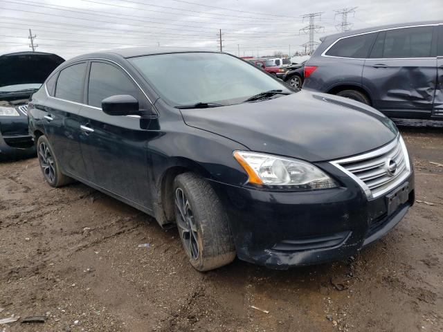 3N1AB7AP9DL695383 - 2013 NISSAN SENTRA S BLACK photo 4