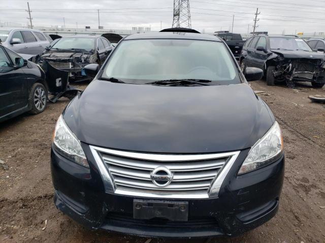 3N1AB7AP9DL695383 - 2013 NISSAN SENTRA S BLACK photo 5