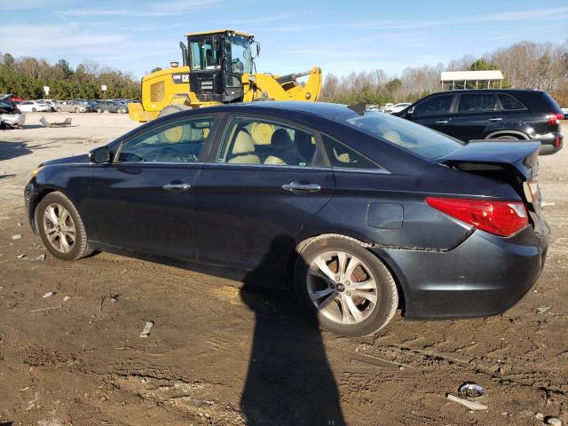 5NPEC4AC4CH501381 - 2012 HYUNDAI SONATA SE BLUE photo 2