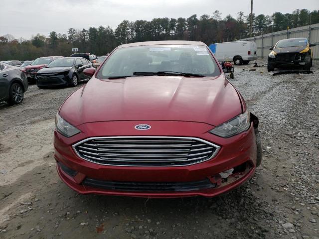 3FA6P0LU8JR172238 - 2018 FORD FUSION SE HYBRID BURGUNDY photo 5