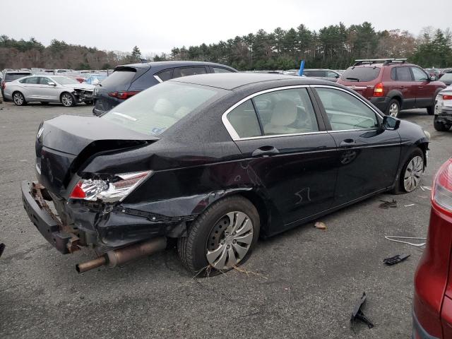 1HGCP2F34AA142452 - 2010 HONDA ACCORD LX BLACK photo 3