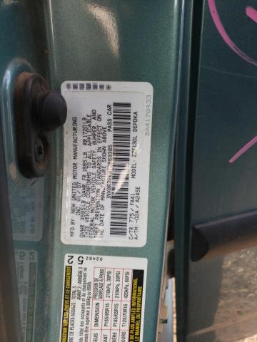 1NXBR32E97Z863385 - 2007 TOYOTA COROLLA CE TEAL photo 12