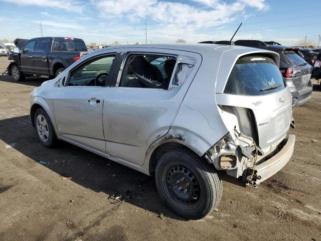 1G1JA6SHXF4178354 - 2015 CHEVROLET SONIC LS SILVER photo 2