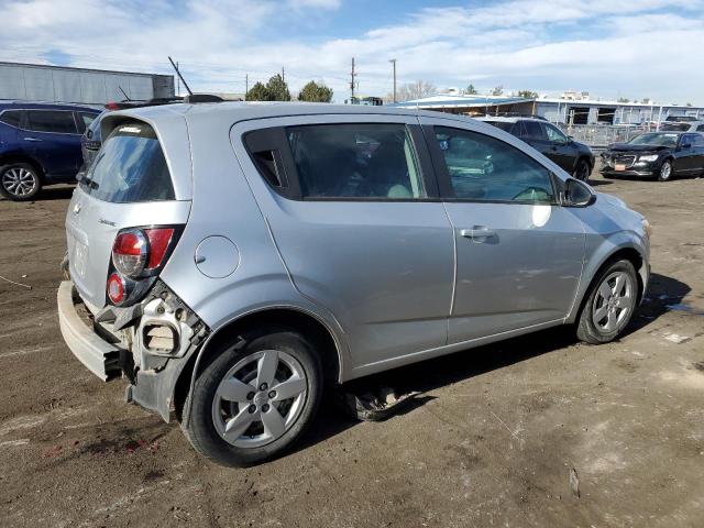 1G1JA6SHXF4178354 - 2015 CHEVROLET SONIC LS SILVER photo 3