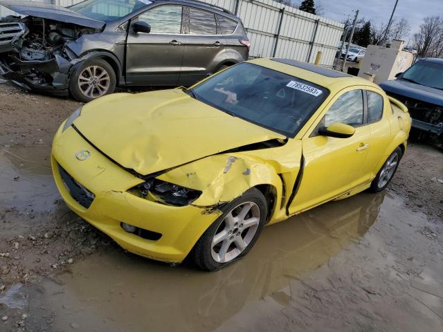 JM1FE173140127590 - 2004 MAZDA RX8 YELLOW photo 1