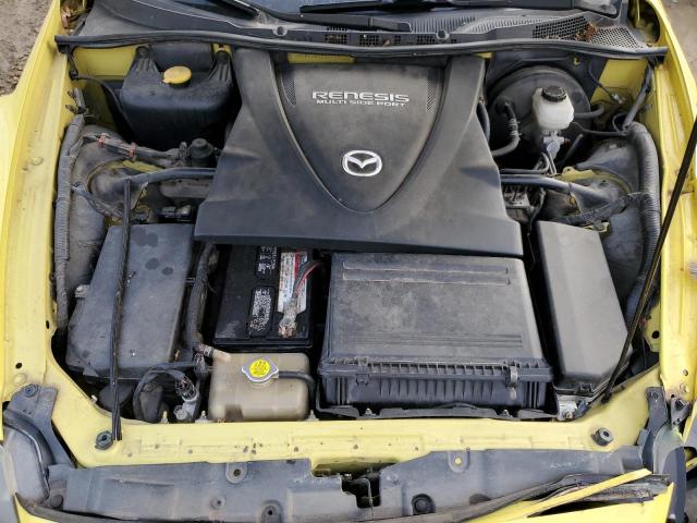 JM1FE173140127590 - 2004 MAZDA RX8 YELLOW photo 11